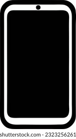 Smartphone frame with a blank display, Vector mobile device concept, Vector illustration 32