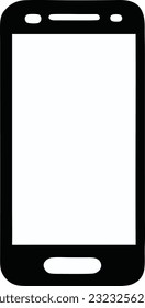 Smartphone frame with a blank display, Vector mobile device concept, Vector illustration 35