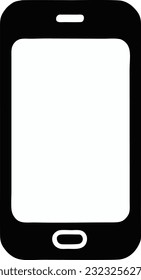 Smartphone frame with a blank display, Vector mobile device concept, Vector illustration 28
