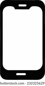 Smartphone-Rahmen mit Blinddarstellung, Vektor-Konzept für Mobilgeräte, Vektorgrafik 15