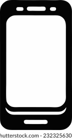 Smartphone frame with a blank display, Vector mobile device concept, Vector illustration 12