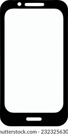 Smartphone-Rahmen mit Blinddarstellung, Vektor-Konzept für Mobilgeräte, Vektorgrafik 9