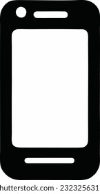 Smartphone frame with a blank display, Vector mobile device concept, Vector illustration 5