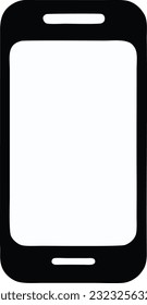 Smartphone frame with a blank display, Vector mobile device concept, Vector illustration 3