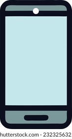 Smartphone frame with a blank display, Vector mobile device concept, Vector illustration 1