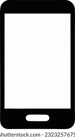Smartphone frame with a blank display, Vector mobile device concept, Vector illustration 2