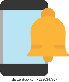 smartphone function notification vector flat illustration