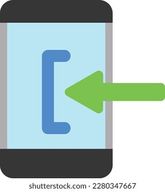 smartphone function transfer in vector flat illustration