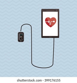 smartphone gadget design, vector illustration