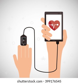 smartphone gadget design, vector illustration