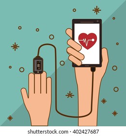 smartphone gadget design, vector illustration