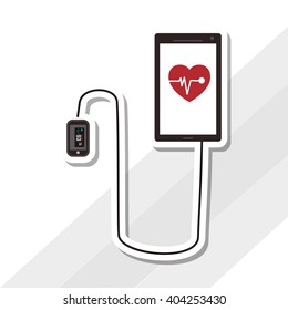 smartphone gadget design, vector illustration