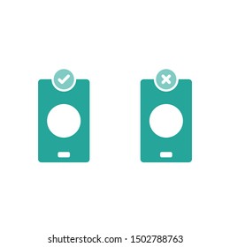 Smartphone, gadget, device icon vector. Flat icon illustration 