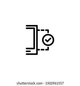 Smartphone, gadget, device icon vector. Flat icon illustration 