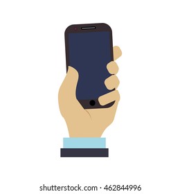 smartphone gadget device technology icon. Isolated and flat illustration. Vector graphic