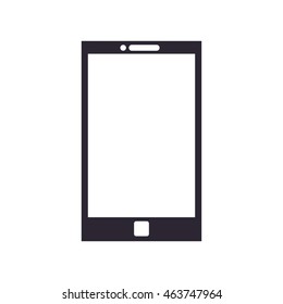 smartphone gadget device technology media wireless icon. Isolated and flat illustration. Vector graphic