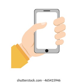 smartphone gadget display technology icon. Isolated and flat illustration. Vector graphic