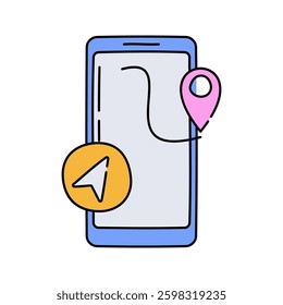 Smartphone Galery and Camera Flat design style, smartphone with a galery and camera lens, representing photography and media, ideal for photo apps, creative designs, and multimedia projects.
