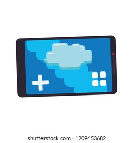 smartphone with game icon