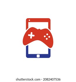 Smartphone Game Icon Logo Design Element.