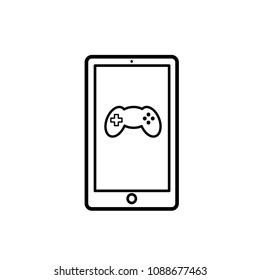 smartphone game icon vector template