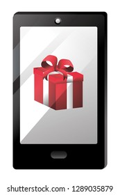 smartphone gift cartoon