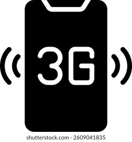 smartphone glyph icon illustration vector