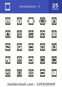 Smartphone Glyph Icons