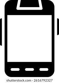 Smartphone Glyph Vector Icon Design