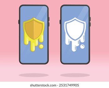 Smartphone Golden Shield Melting Security Hacks