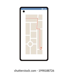 smartphone with gps app technology