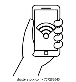 smartphone gps navigation map and pin wifi app