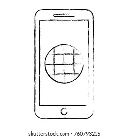 smartphone gps navigation screen blank app