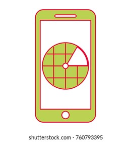 smartphone gps navigation screen blank app