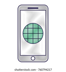 smartphone gps navigation screen blank app