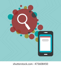 smartphone group online apps vector illustration eps 10