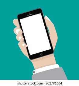 Smartphone in hand