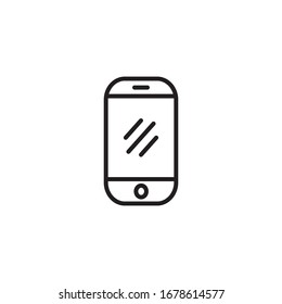 Smartphone And  Hand phone Icon Vector Design Template