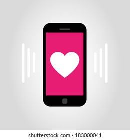 smartphone - heart