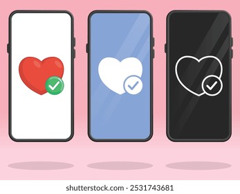 Smartphone Heart Check Game Upgrade Completed