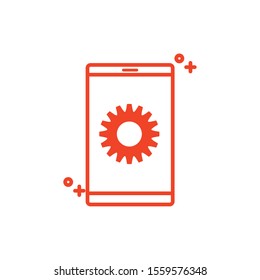smartphone and help icon design, Call center technical service collaborative cooperation and support theme Vector illustration