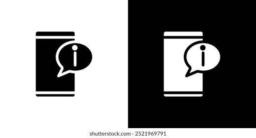 Smartphone Help and Support icon set vector illustration
