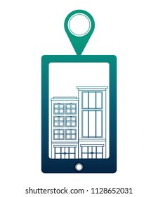 smartphone hotel gps location pointer application