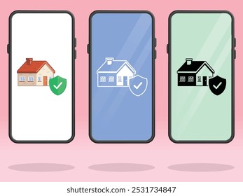 Smartphone House Shield Inspection Check Protection