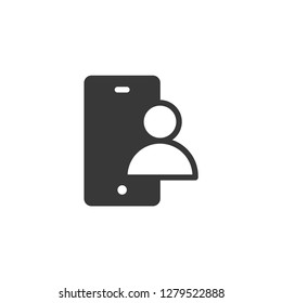 Smartphone icon. Account symbol modern, simple, vector, icon for website design, mobile app, ui. Vector