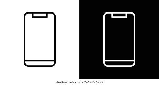 Smartphone icon for banner and packaging design. Vector illustration
