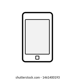 Smartphone Icon. Cellular Illustration As A Simple Vector Sign & Trendy Symbol for Design,  Websites, Presentation or Mobile Application. 