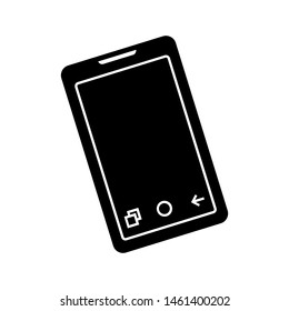 Smartphone Icon. Cellular Illustration As A Simple Vector Sign & Trendy Symbol for Design,  Websites, Presentation or Mobile Application. 