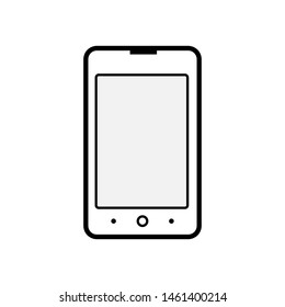 Smartphone Icon. Cellular Illustration As A Simple Vector Sign & Trendy Symbol for Design,  Websites, Presentation or Mobile Application. 