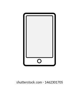 Smartphone Icon. Cellular Illustration As A Simple Vector Sign & Trendy Symbol for Design,  Websites, Presentation or Mobile Application. 